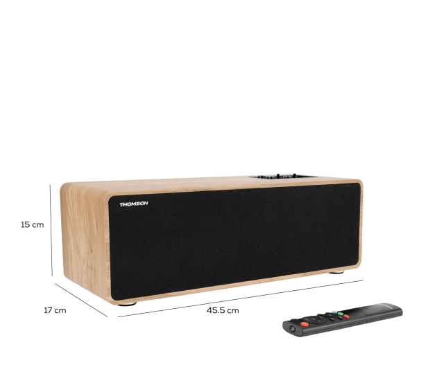 Thomson COSY Głośnik drewniany premium Bluetooth 150W - 1501904 - zdjęcie 4